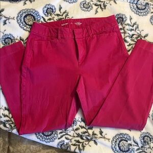 Old Navy Women's Fuchsia Pixie Skinny Pants
